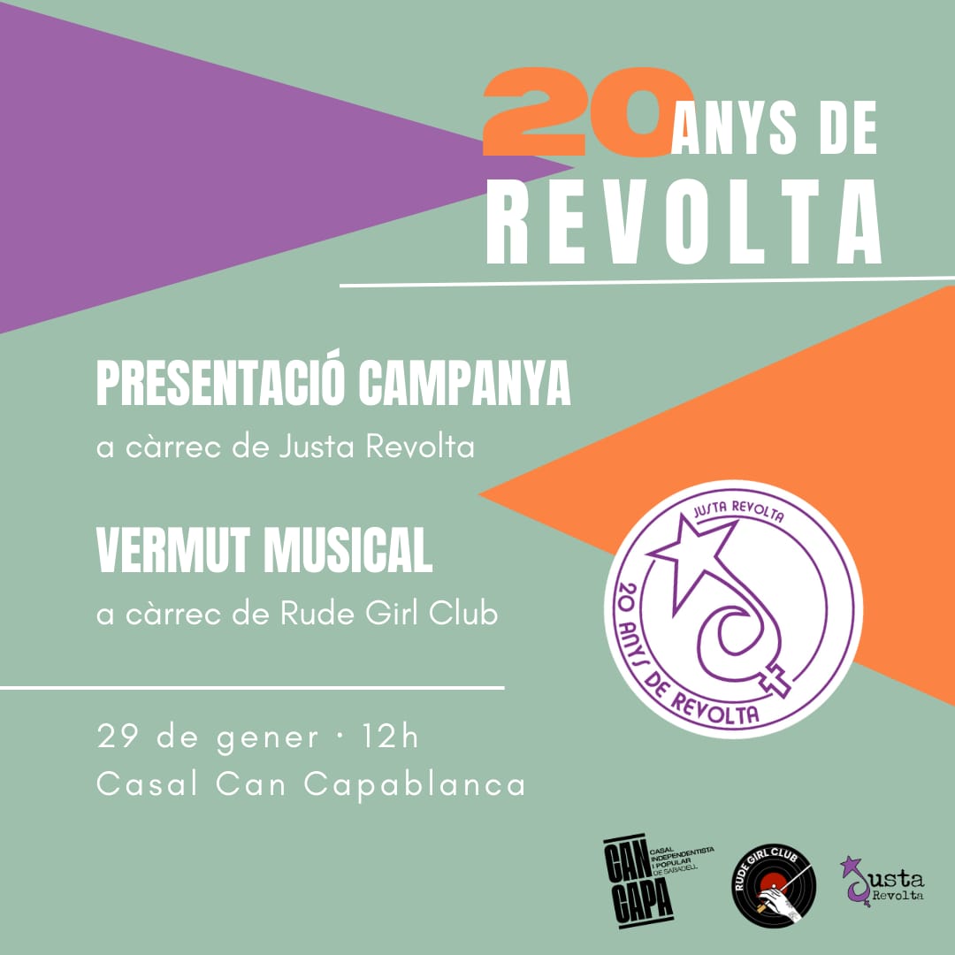 Revolucionant Consciències &#8211; 20è Aniversari Justa Revolta (29-01-2023)